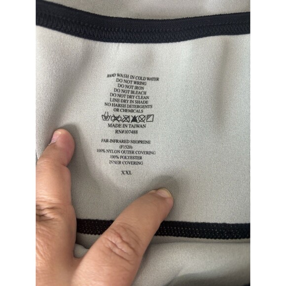 New Delfin Womens Black Heat Maximizing Workout Capri Pants Neoprene XXL - Picture 5 of 6